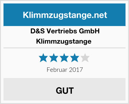 D&S Vertriebs GmbH Klimmzugstange  Test