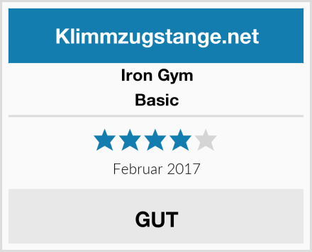 Iron Gym Basic Test