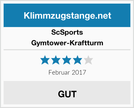 ScSports Gymtower-Kraftturm Test