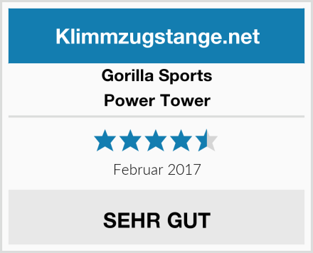 Gorilla Sports Power Tower Test